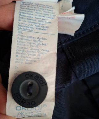 Pantaloni ragazzo Okaidi blu 12 anni