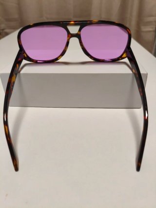 Gafas de sol aviador moradas y marrones