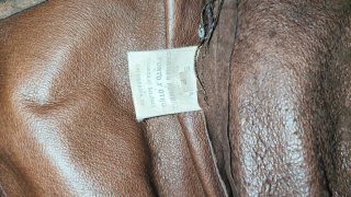 Chaqueta de entretiempo piel