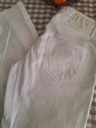 Pantaloni Guess bianchi taglia M
