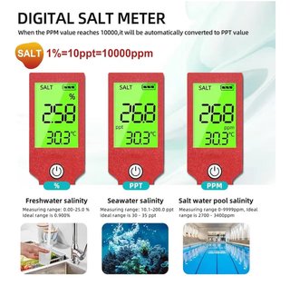 Medidor pH piscina 7en1 ORP cloro salinidad