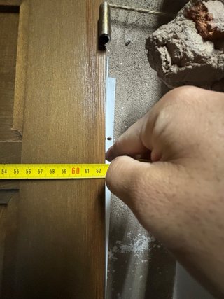 Puerta madera interior con marco