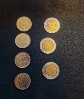 Lotto 7 monete di San Marino