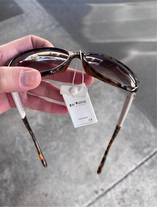 Occhiali da sole donna marrone/oro
