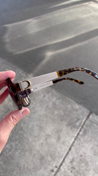 Occhiali da sole donna marrone/oro