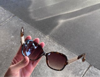 Occhiali da sole donna marrone/oro