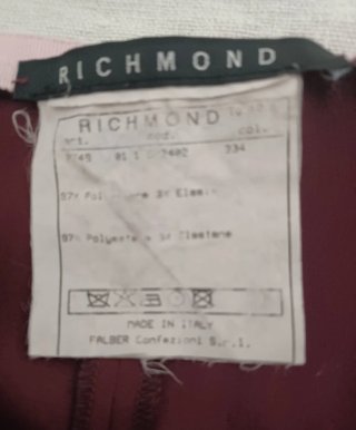 Gonna Richmond bordeaux spacco