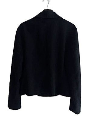 Giacca nera vintage bottoni ispirazione Versace