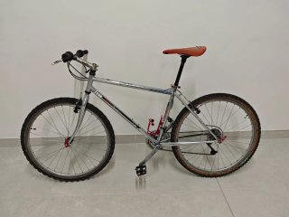 Bicicleta de montaña plateada SUNN 26"