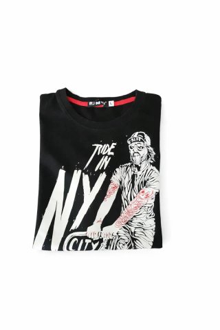 Maglietta Uomo Ride in NY City Nero L