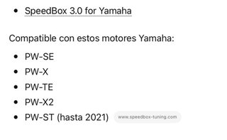 SpeedBox 3.0 para Yamaha