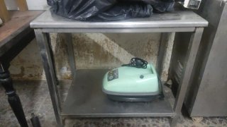 Mesa auxiliar acero inoxidable
