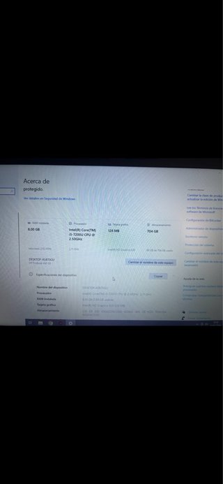 Portátil HP i5 7ª Gen