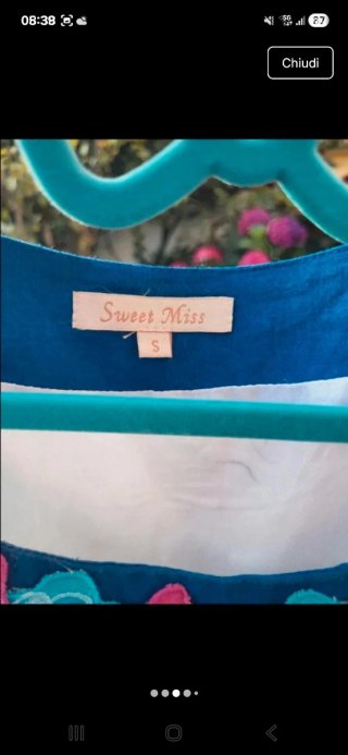 Vestito estivo Sweet Miss donna cotone floreale