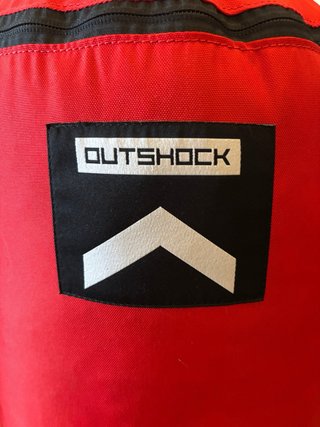 Saco de boxeo Outshock rojo sin usar