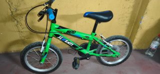 Bicicleta Infantil Verde JLWENT 100 Junior