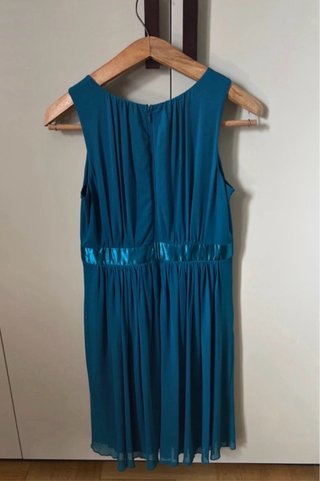 Abito elegante blu petrolio