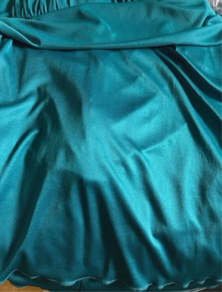Abito elegante blu petrolio