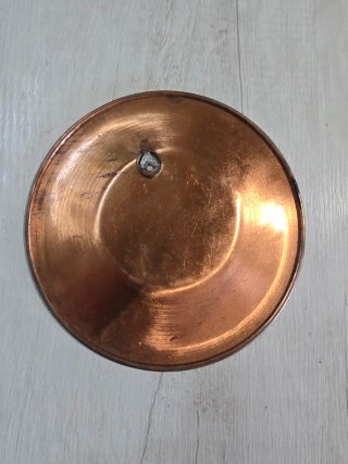 Piatto decorativo in rame