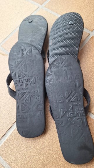 2 Pares Chanclas Quiksilver Hombre Talla 45