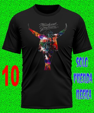 2 MICHAEL JACKSON CAMISETA POP MUSICAL TEXTALLA