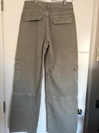 Pantalón cargo mujer verde oliva