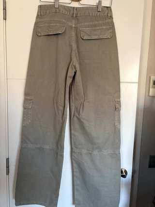 Pantalón cargo mujer verde oliva