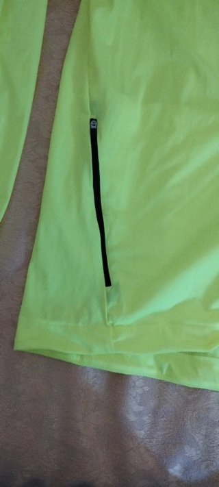 Giacca running Asics neon