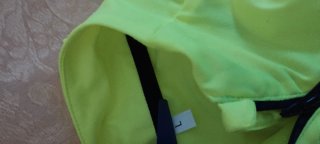 Giacca running Asics neon