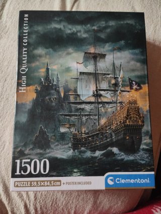 Puzzle 1500 Clementoni Barco Pirata