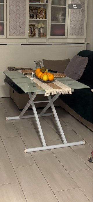 Mesa centro elevable roble STAND UP