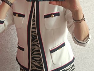 Chaqueta Zara estilo Chanel