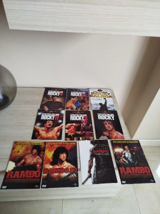 Colección Rambo y Rocky DVD