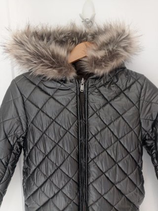 Abrigo IKKS verde reversible talla 12