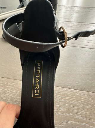 Sandali donna PEPTAREI tacco oro