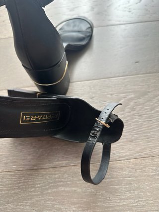 Sandali donna PEPTAREI tacco oro