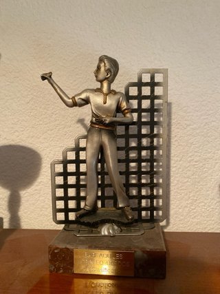 Trofeo Bar Aquiles 1º Clasificado Dardos