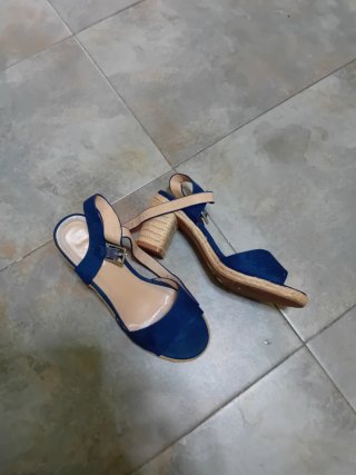 Sandalias de verano azules