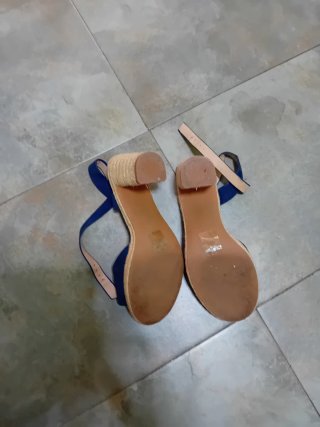 Sandalias de verano azules