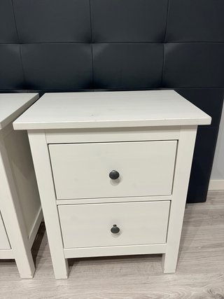 2 Mesitas Noche IKEA HEMNES Blancas.