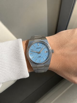 Reloj Seiko Mod automático Ice Blue – Zafiro 40mm