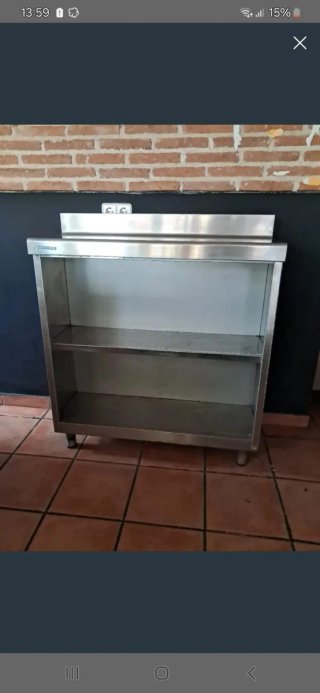 Estantería de acero inoxidable