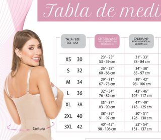 Faja Moldeadora Beige con Cremallera
