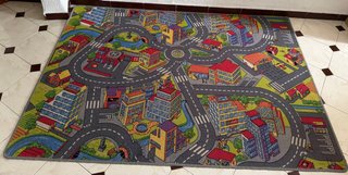 Alfombra infantil ciudad para jugar