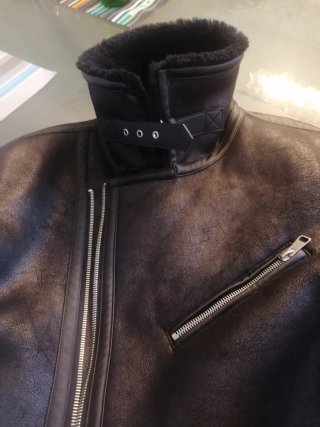 Giubbotto Zara Uomo Stile Aviatore Nero L
