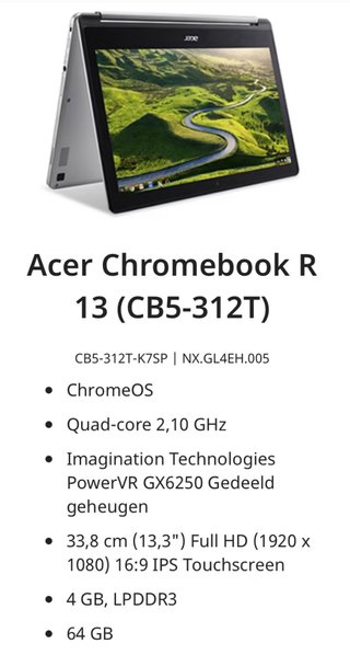 Acer Chromebook R13 (CB5-312T)
