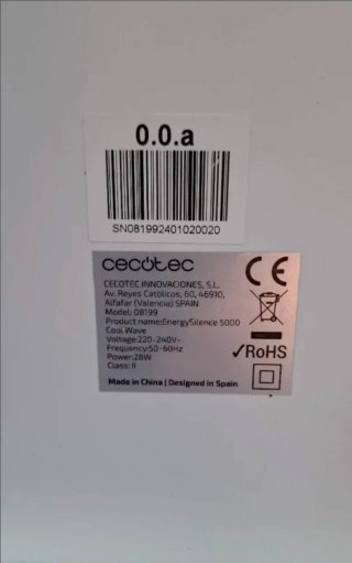 Climatizador Cecotec energy silence 5000 cool wave