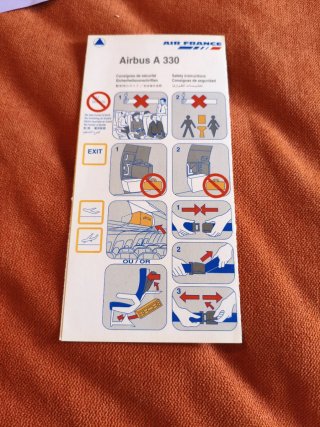 Scheda Sicurezza Air France Airbus A330