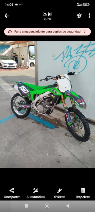 Kawasaki KXF450F 2018 Motocross URGE VENTA