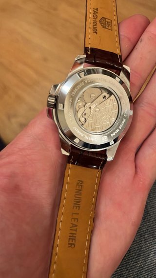 Reloj TAG Heuer Plata y Marrón